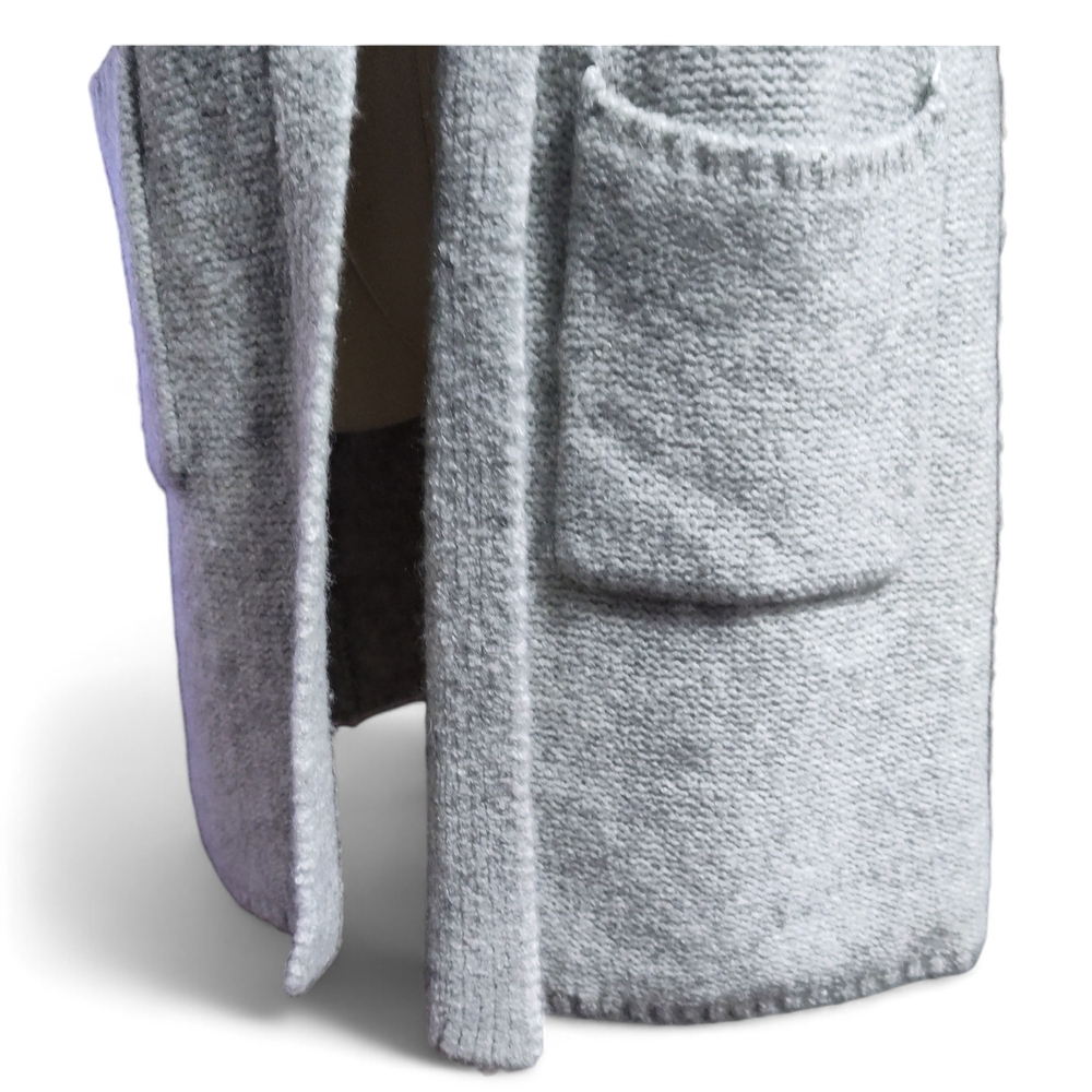 Tahari Soft Gray Knit Fabric - Picture 5 of 12